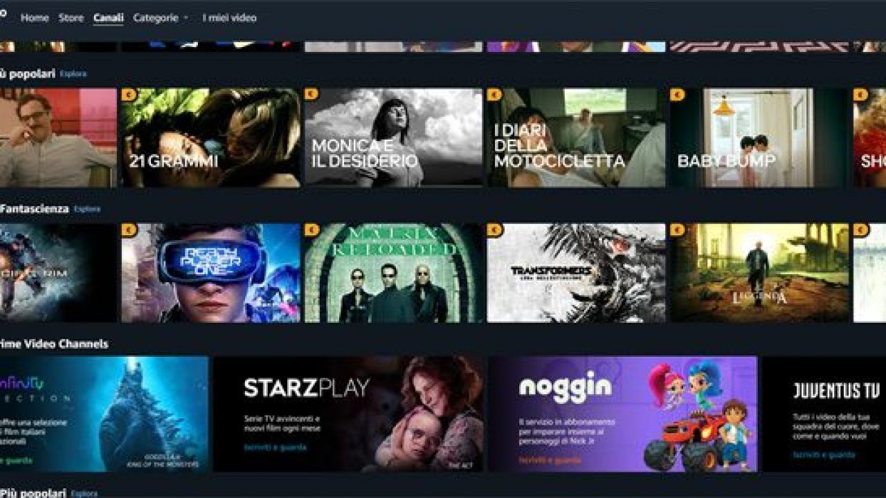 Prime Video lancia il servizio Store per i film in