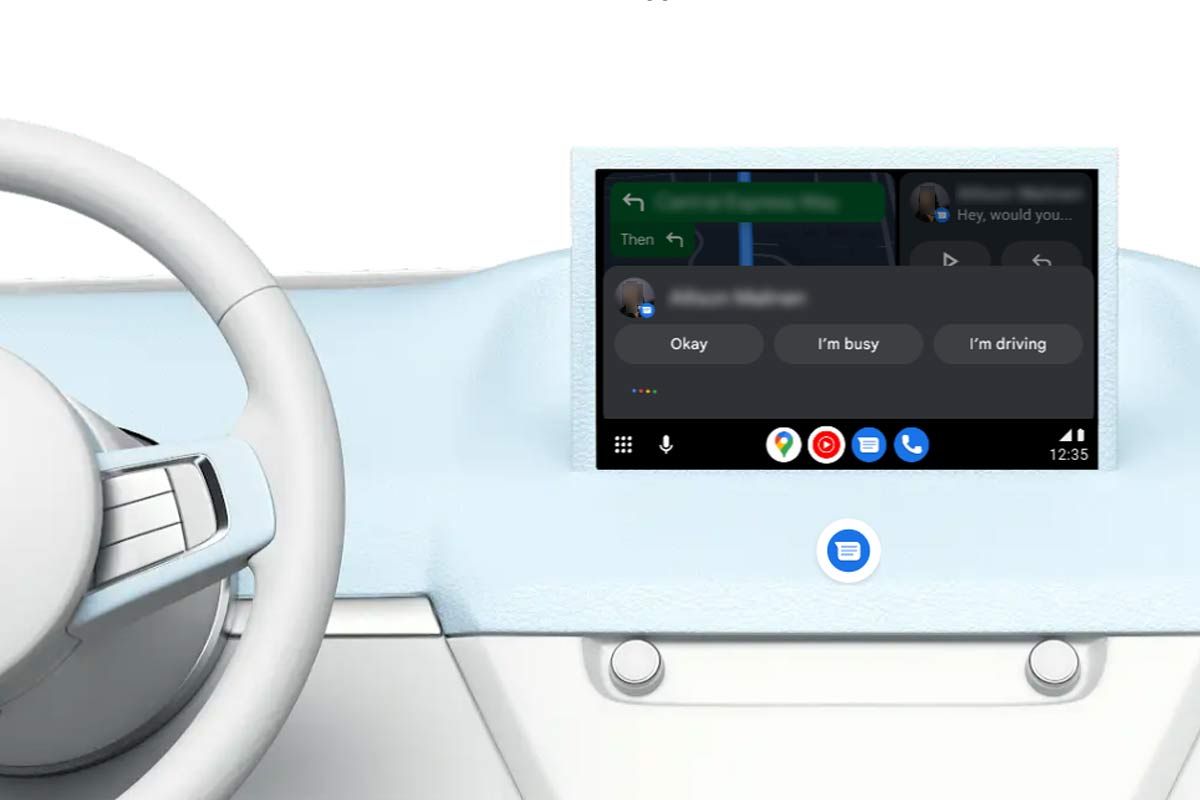 Android Auto - demo di gestione messaggi