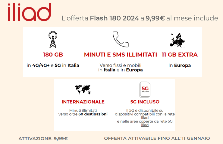 Nuova tariffa Iliad in arrivo? La prossima offerta flash