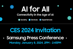 Samsung CES 2024 - estratto invito ufficiale