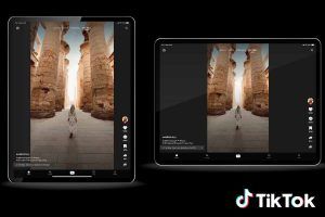 l'esperienza aggiornata di TikTok su tablet e pieghevoli
