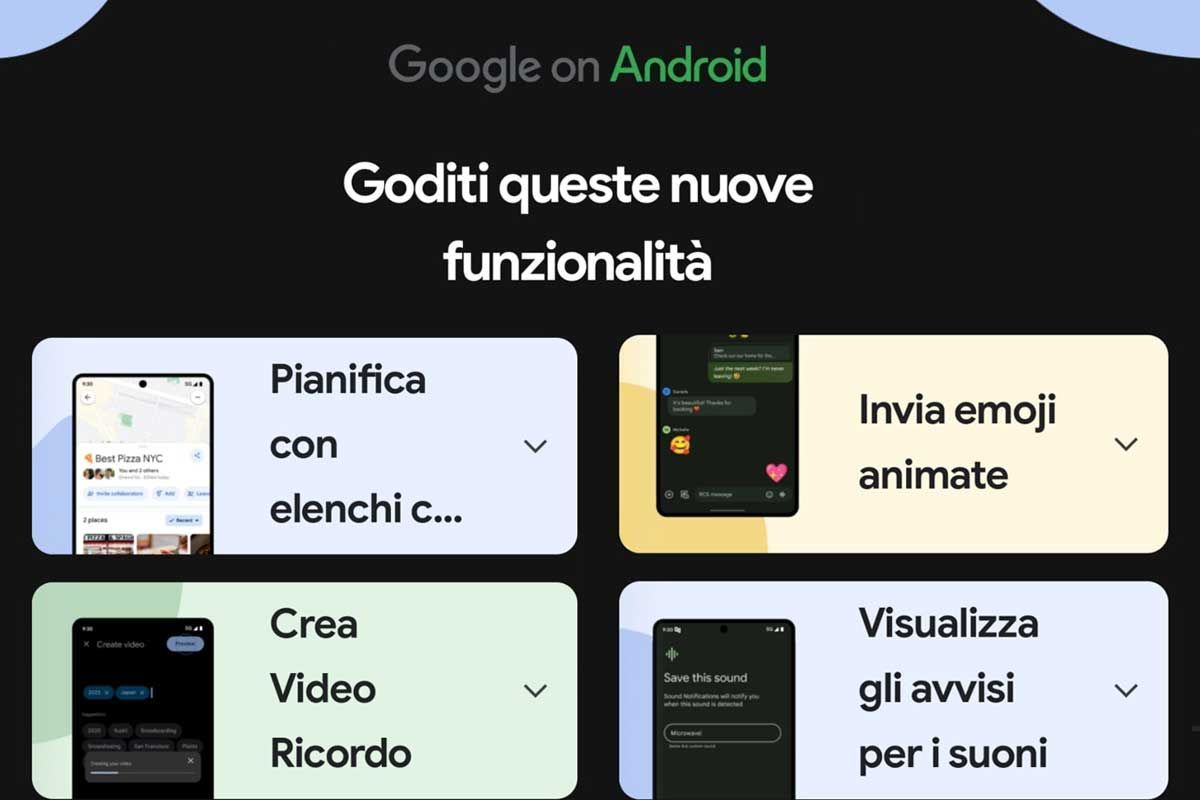 Google presenta agli utenti Android novità in arrivo