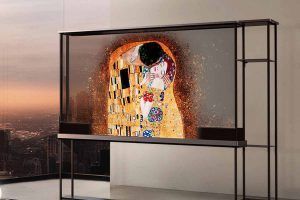 LG TV Signature OLED M trasparente wireless