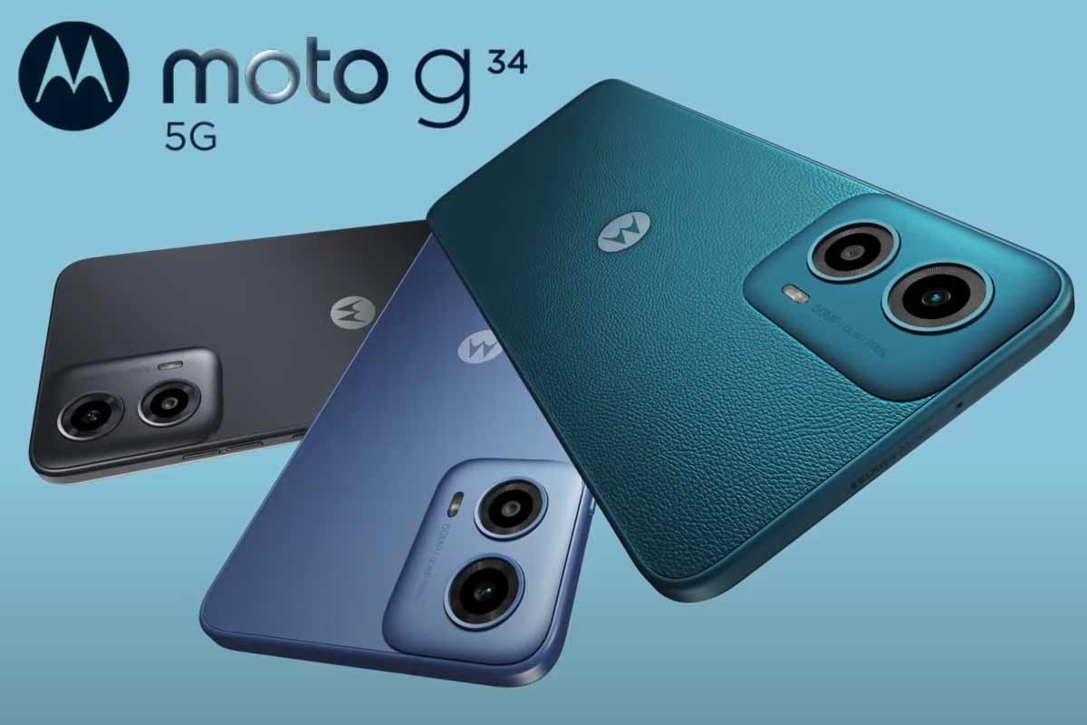 Motorola Moto G34 5G ufficiale con ampio display, Android 14 e camera