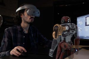 demo del sistema di realtà mista per la creazione di contenuti 3D annunciato da Sony al CES 2024