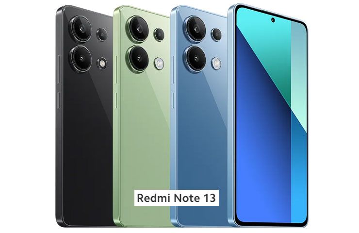 smartphone Xiaomi Redmi Note 13 - telefoni visti fronte e retro