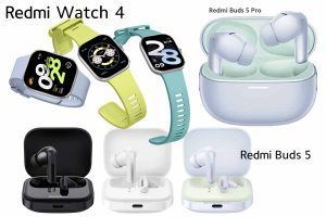 Xiaomi Redmi Watch 4, Redmi Buds 5 e Buds 5 Pro