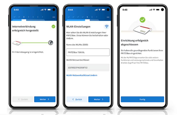 Configurazione iniziale Fritz!Box tramite MyFRITZ!App