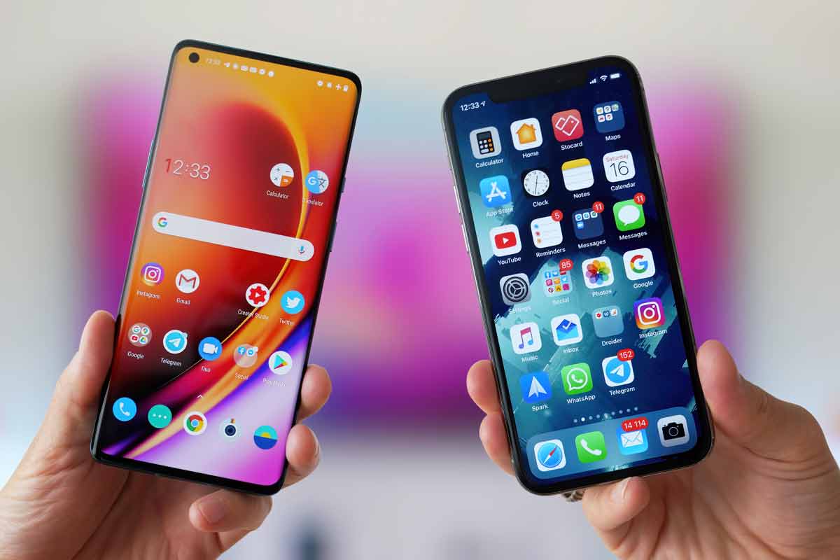 smartphone OnePlus 8 Pro vs Apple iPhone 11 Pro