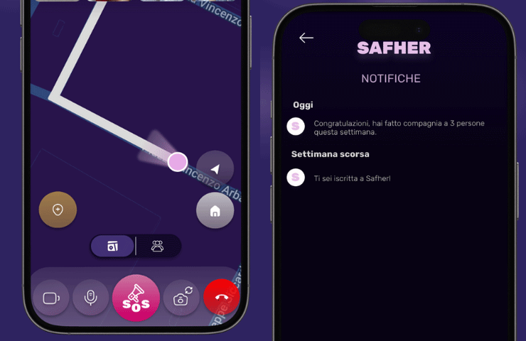 Safher app schermate