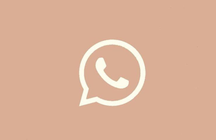 WhatsApp colore beige 