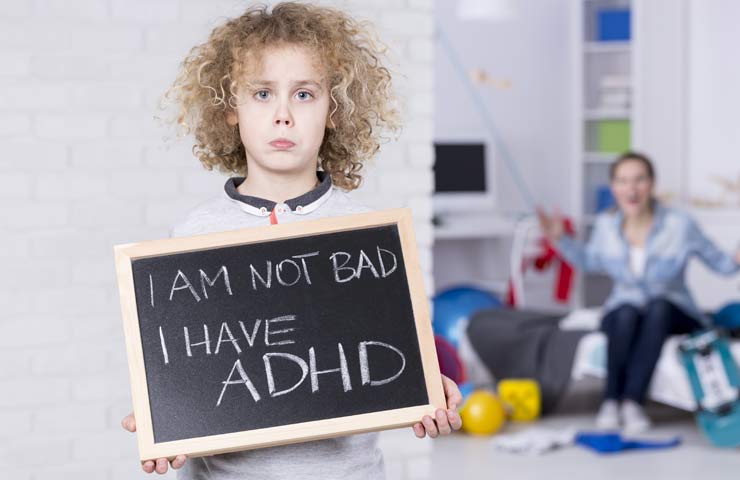 bambino iperattivo con ADHD