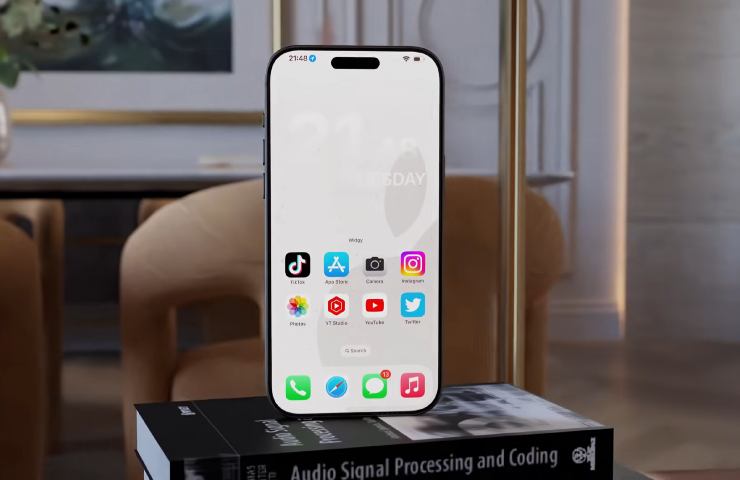 iphone 16 pro max concept schermo