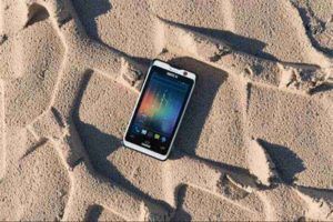 Cellulare al mare