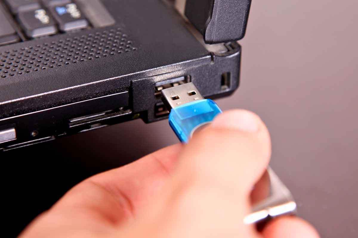 Chiavetta USB nel pc