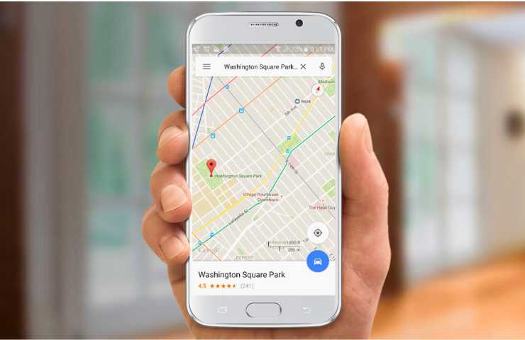 Google Maps su smartphone