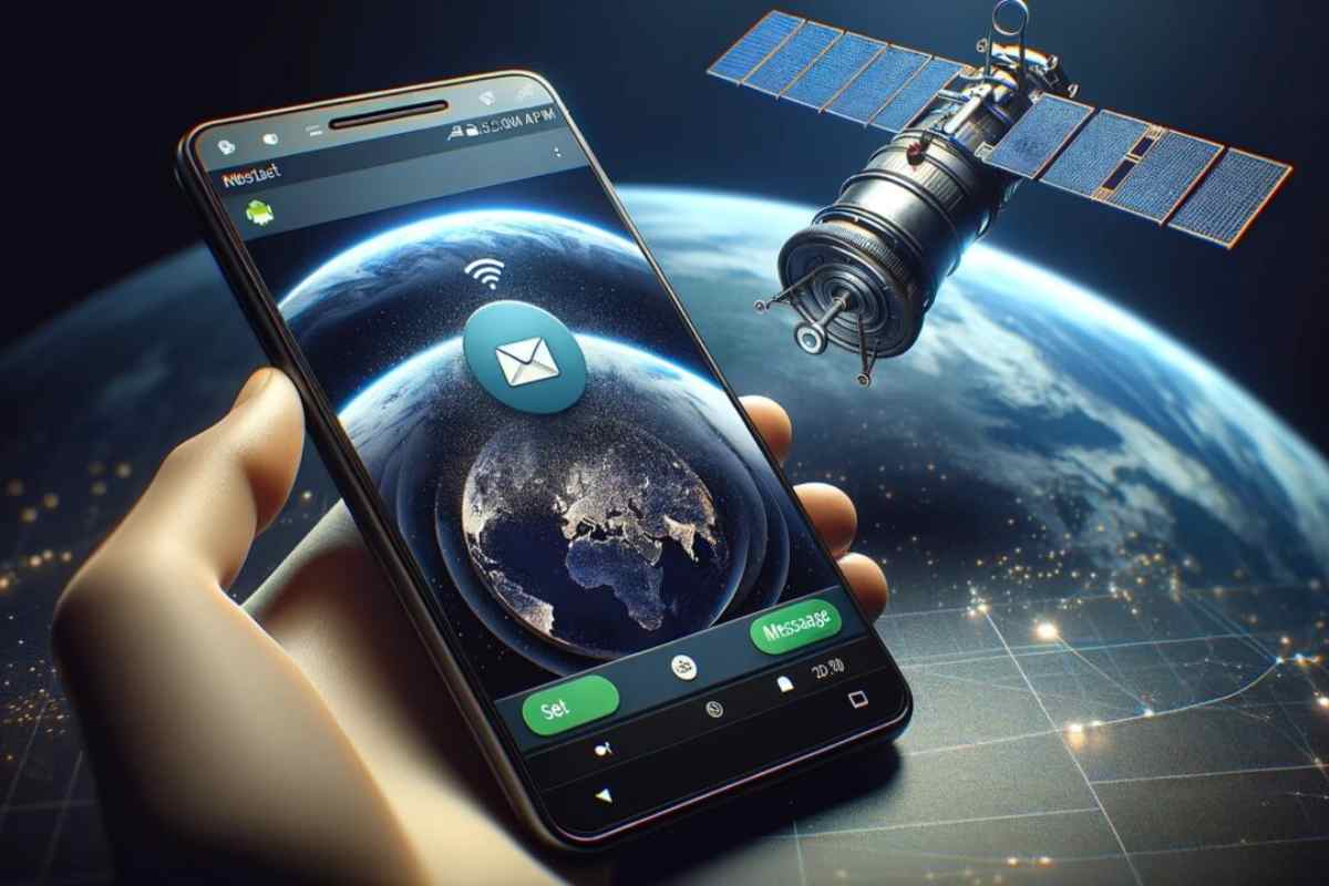 SMS via satellite Apple
