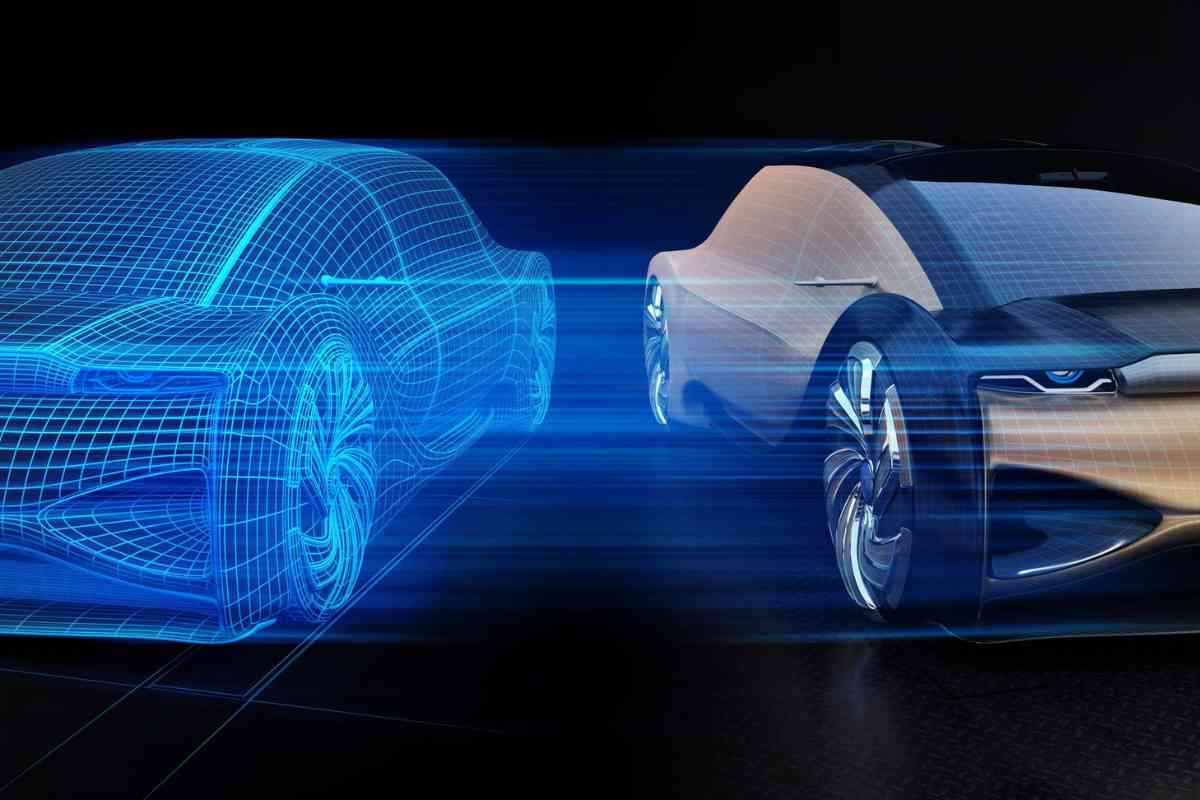 Trasfigurazione di un'automobile in Digital Twin