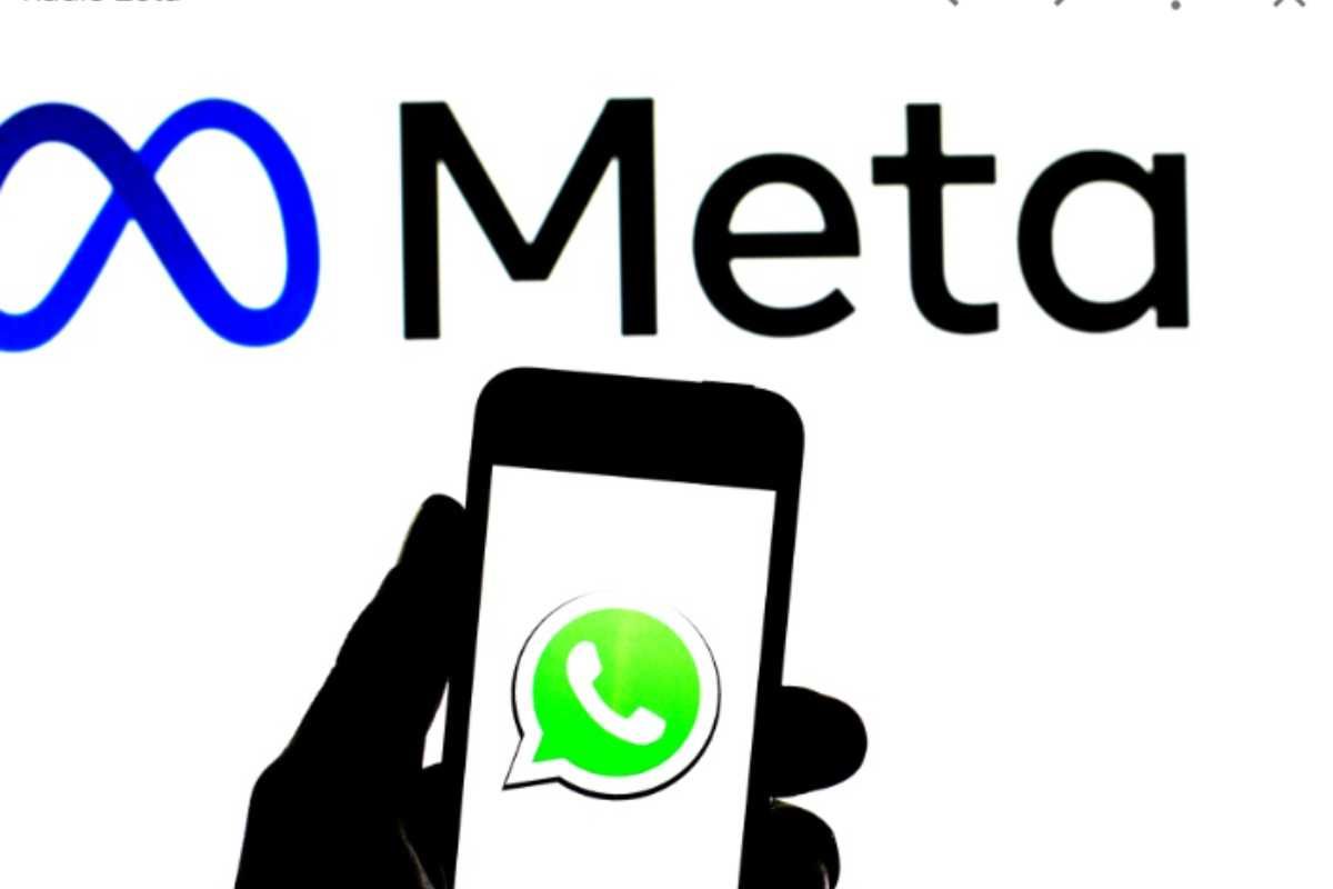 Logo di WhatsApp e Meta