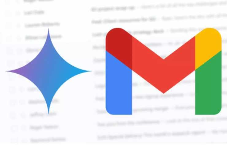 Loghi di Gemini e Gmail