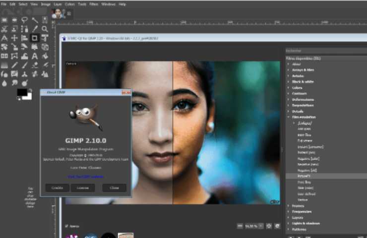 Funzionalità di GIMP