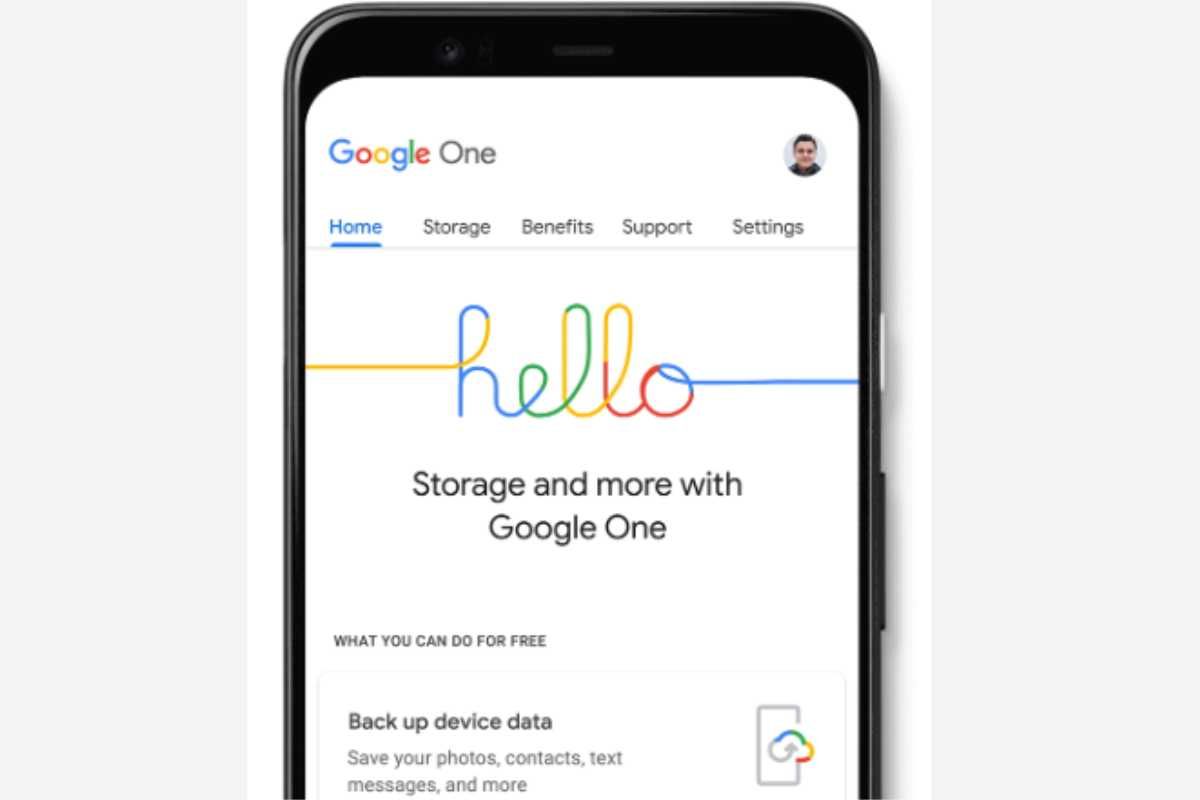 Google One su smartphone