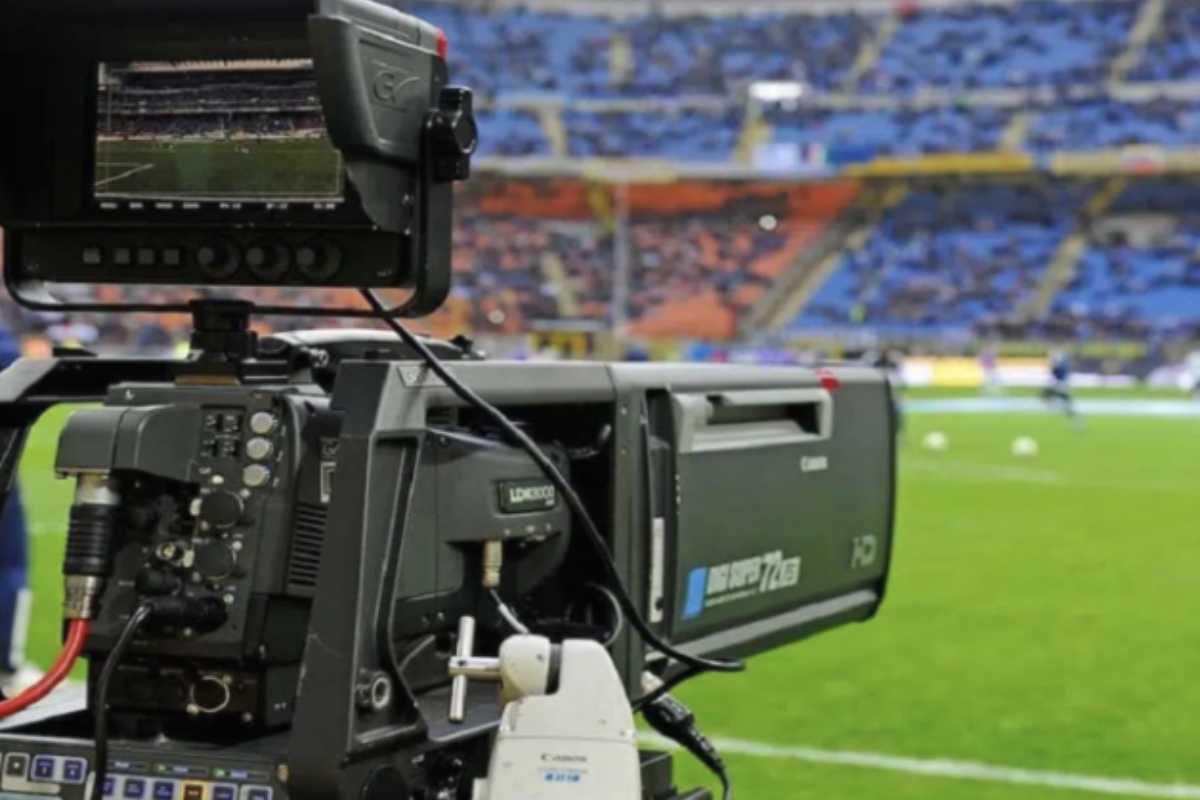 Telecamera riprende una partita