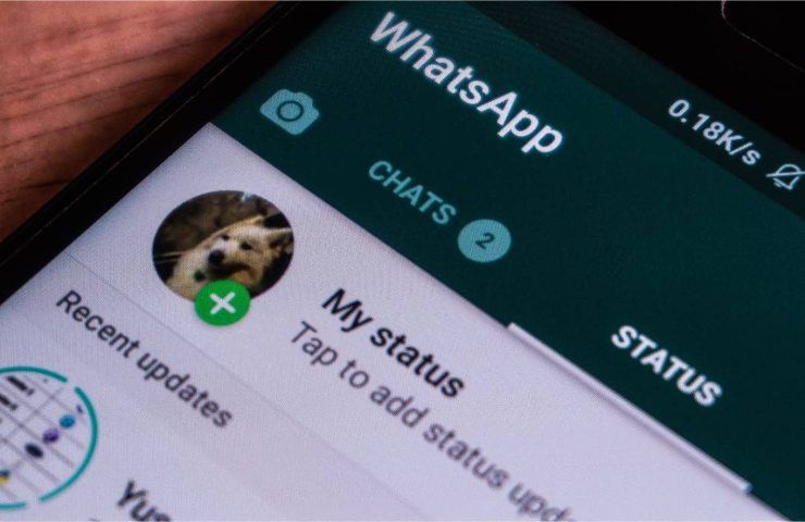 Aggiornamenti di stato su WhatsApp