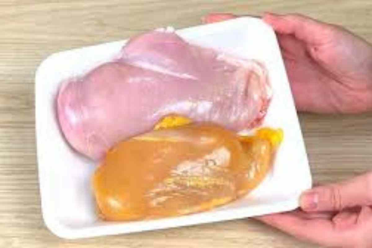 Petto di pollo giallo o rosa 